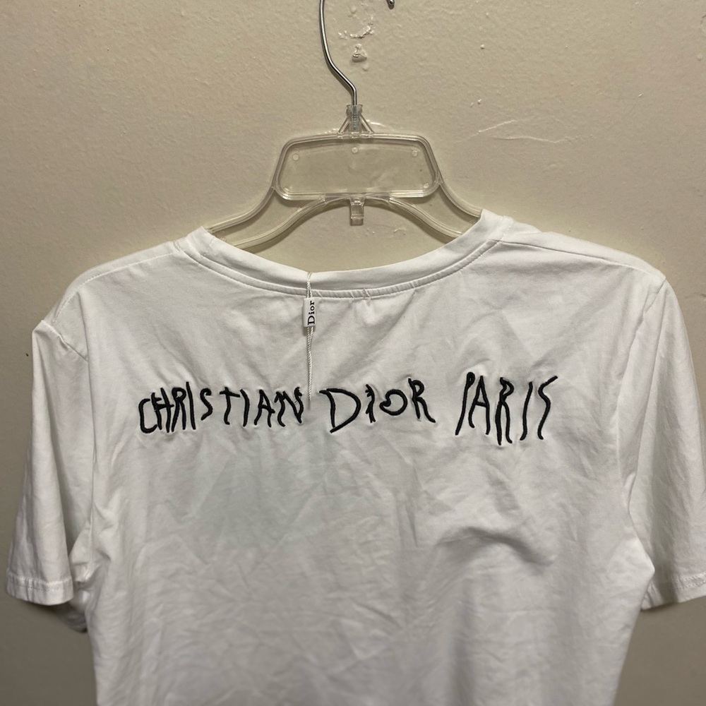Christian Dior T-shirt White Designer Authentic